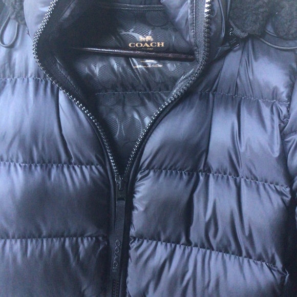 COACH NEW YORK Down Filled Parka-in Black - Picture 1 of 9